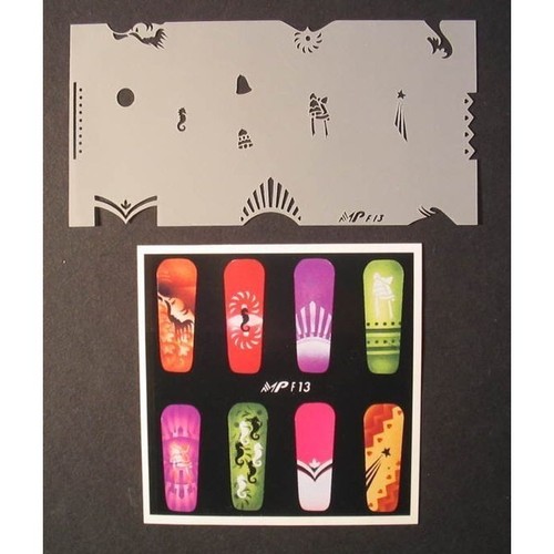 Nailart airbrush schablone - nailart,