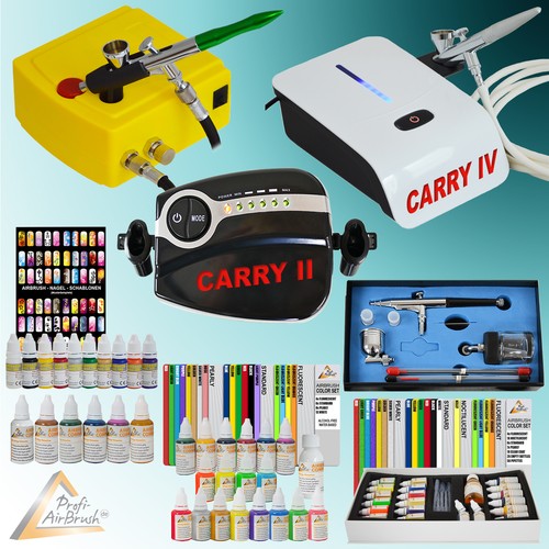 Airbrush komplett set - airbrush,