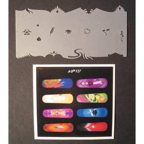 Nailart airbrush schablone - nailart, airbrush-schablone