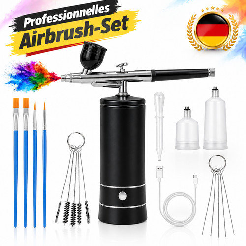 Tragbares airbrush set - tragbares,