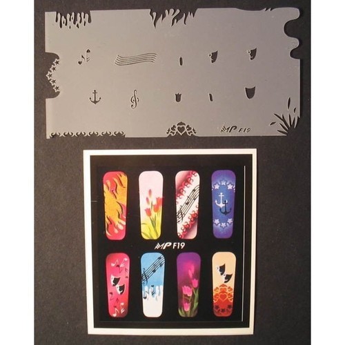 Nailart airbrush schablone - nailart, airbrush-schablone