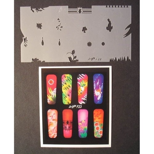 Nailart airbrush schablone - , airbrush-schablone