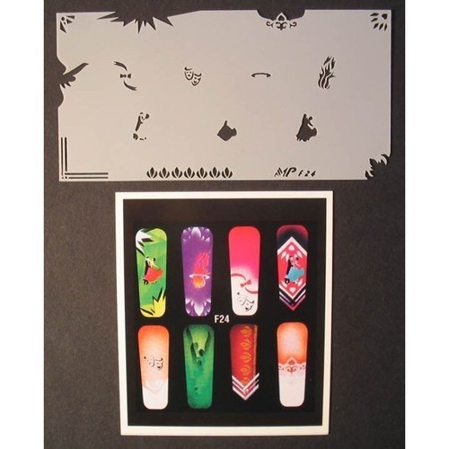 Nailart airbrush schablone - nailart, airbrush-schablone