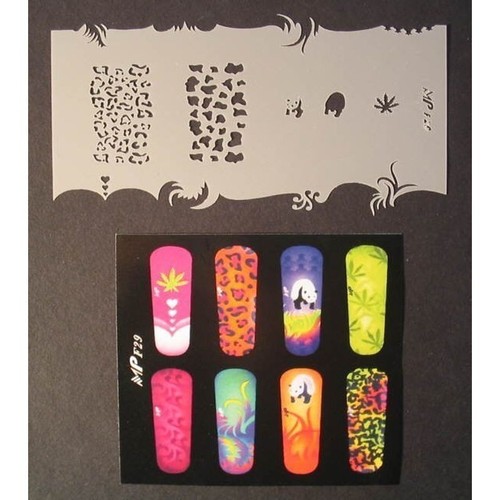 Nailart airbrush schablone - nailart, airbrush-schablone