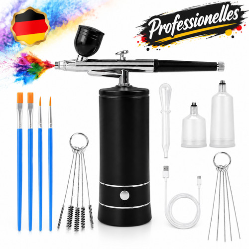 Tragbares airbrush set - tragbares,