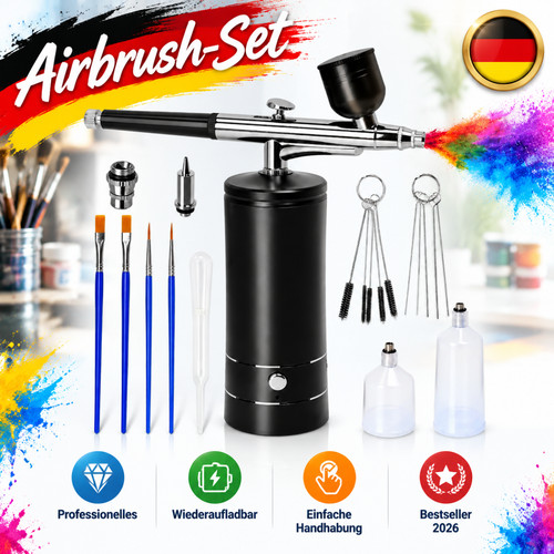 Make tragbares airbrush set - make-up,