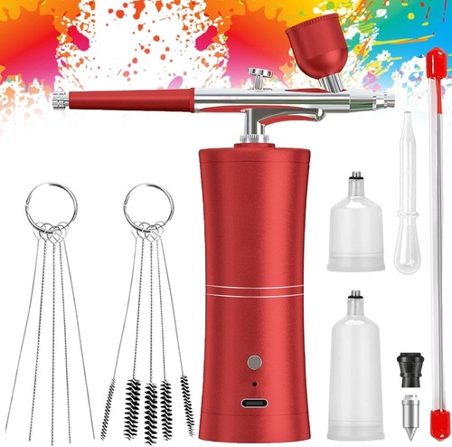Tragbare airbrush kit rot mini - kit,