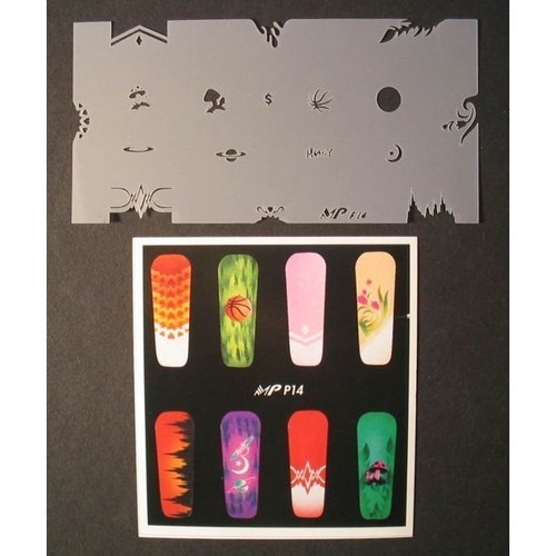 Nailart airbrush schablone - nailart, airbrush-schablone