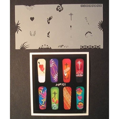 Nailart airbrush schablone - nailart,