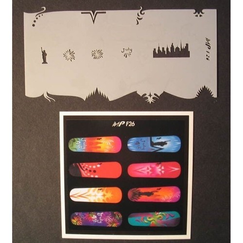 Nailart airbrush schablone - nailart, airbrush-schablone