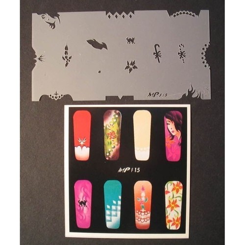 Nailart airbrush schablone - nailart, airbrush-schablone