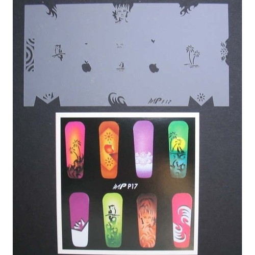 Nailart airbrush schablone - nailart, airbrush-schablone